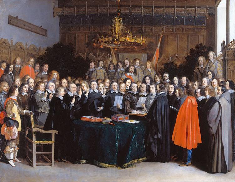 Gerard ter Borch the Younger The Ratification of the Treaty of Munster, 15 May 1648